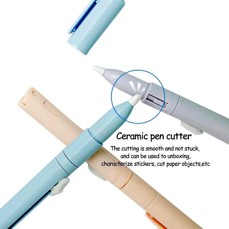 CUT200 Portable Foldable Scissors and Ceramic Cutter Set - 2-in-1 Pen ...
