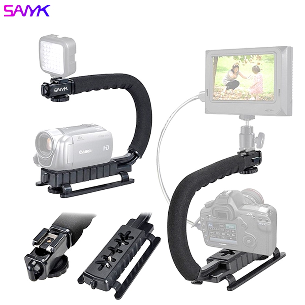 SANYK U-Shaped Photography Stabilizer Kit with LED Fill Light and ...