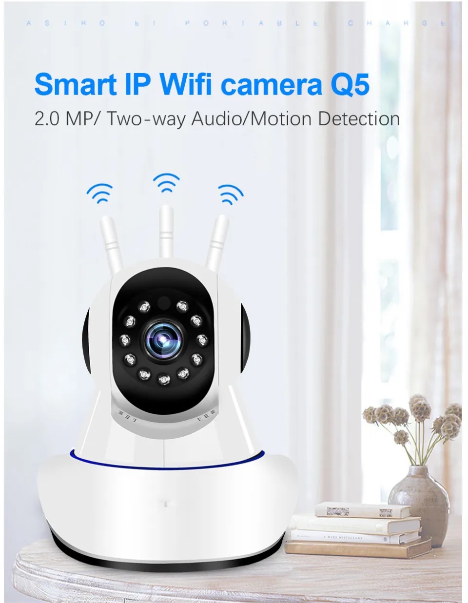 V380 Q5 CCTV Surveillance IP Camera Wireless Security WiFi CCTV IP PTZ ...