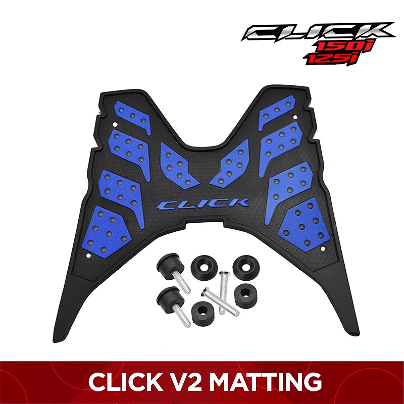HONDA CLICK 125i /150i Footboard Rubber Matting With Bolts For CLICK V1 ...