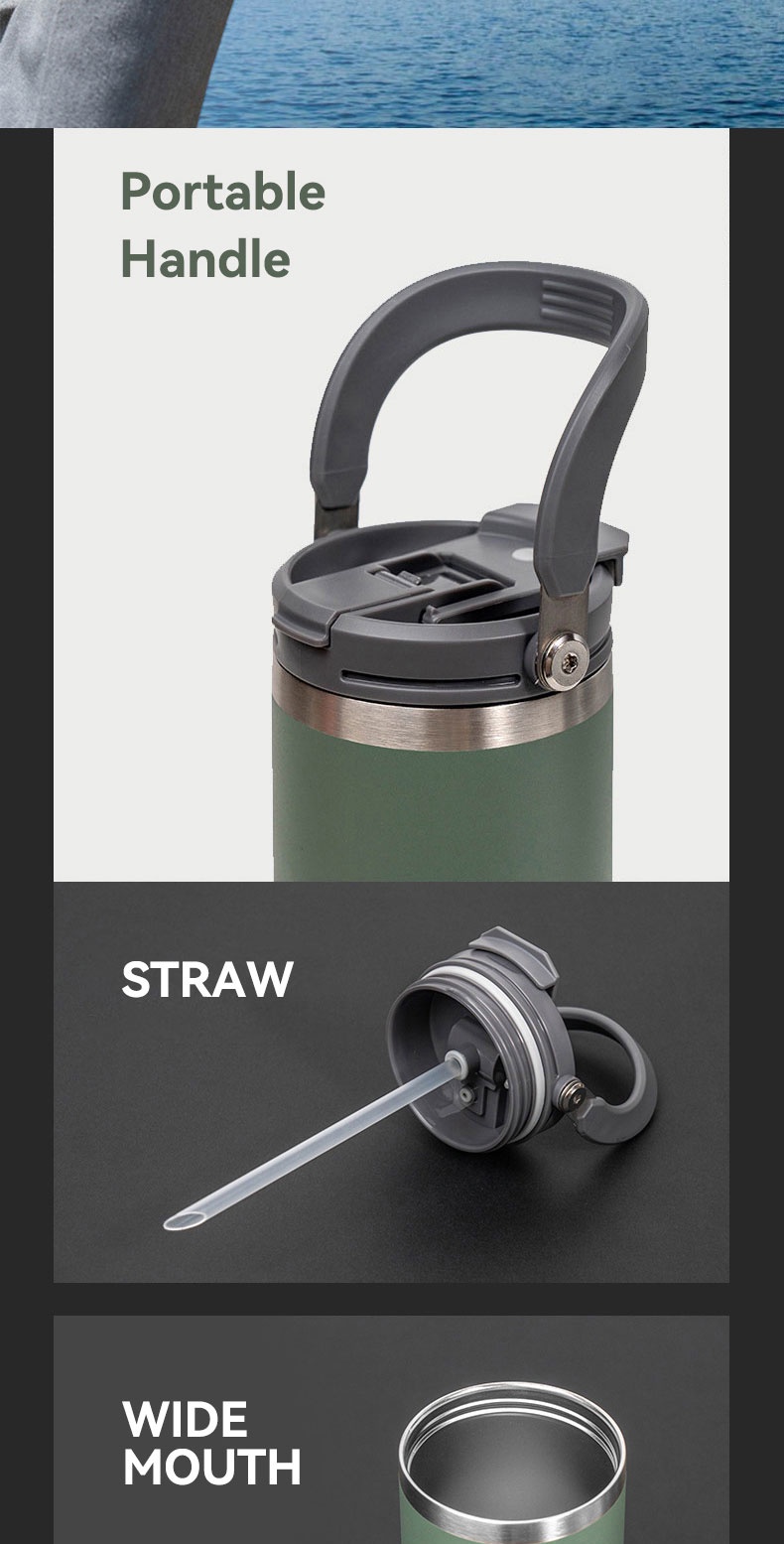 Original Tyeso Vacuum Insulated Tumbler Hot And Cold Thermoflask