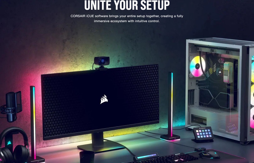 CORSAIR 7000X Full Tower ATX PC Case iCUE RGB Slide-On Tempered 9 Drive ...