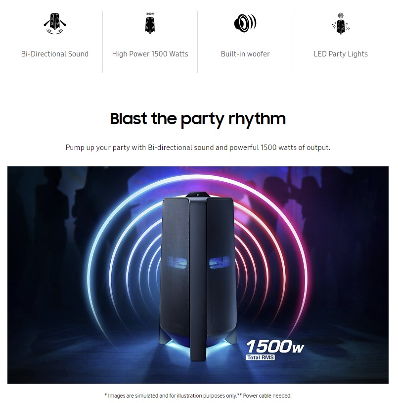 Samsung MX-T70 Sound Tower MX-T70/XP | Shopee Philippines