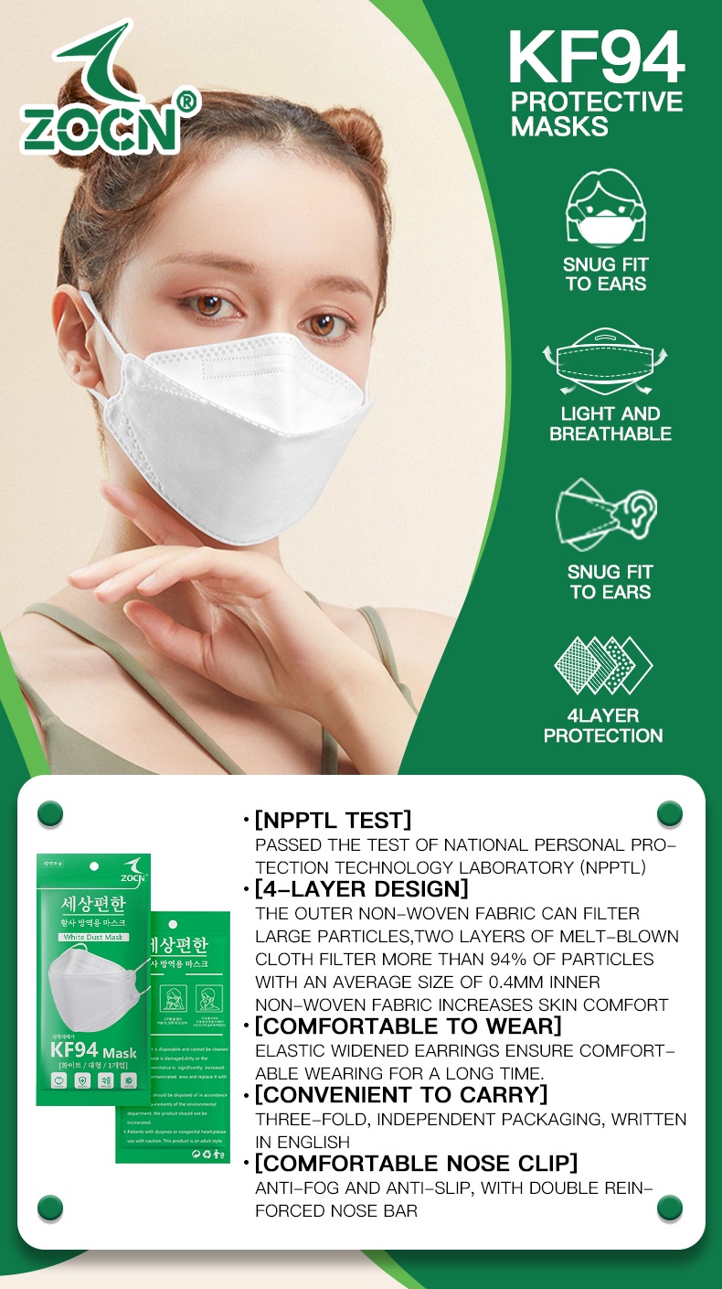 Face Mask Kn94 Facemask Kf94 Mask 4Ply K94 Facemask Thick Face Mask For 