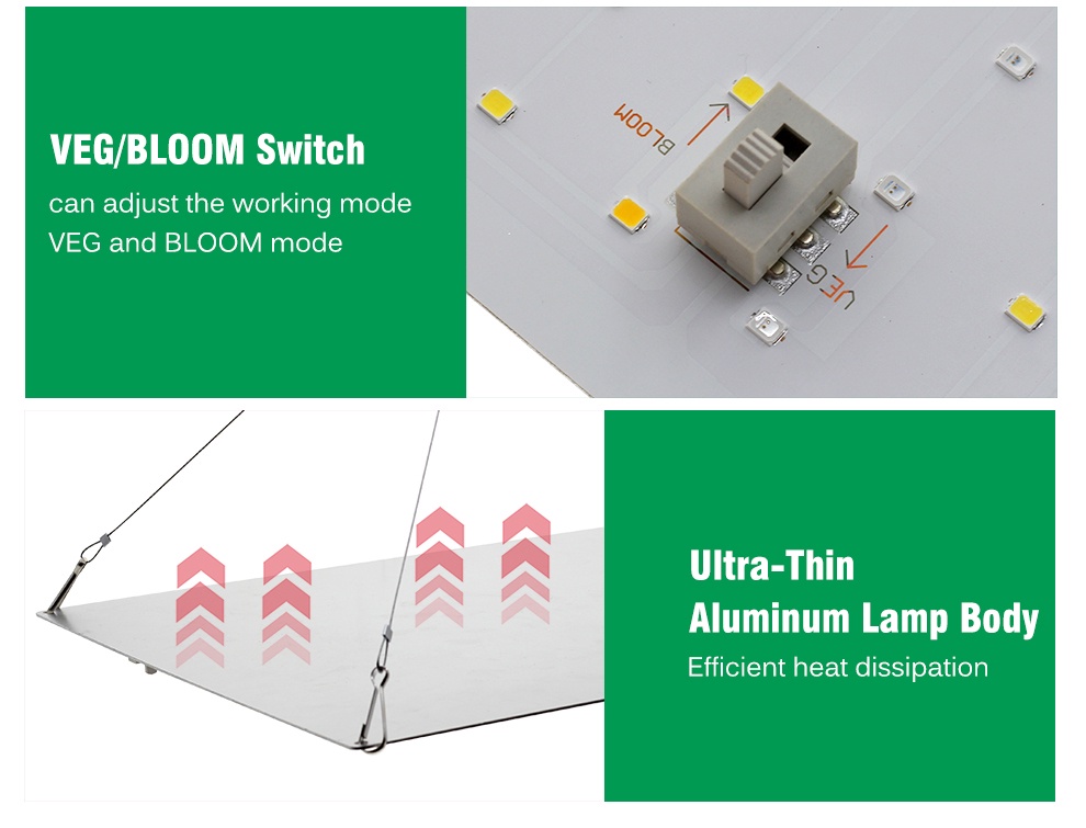 LM281B Quantum LED Grow Light UV&IR Chip 650W Full Spectrum Phyto Lamp ...