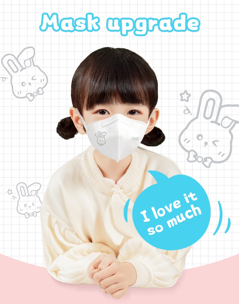 Kn95 Children Mask Ffp2 Approved Hygienic Protective Child Face Mask 5 ...