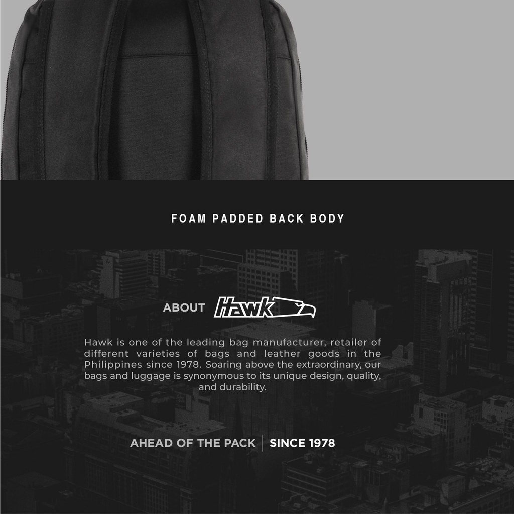 Hawk 5756 Corporate Backpack With Virupro Anti-Microbial