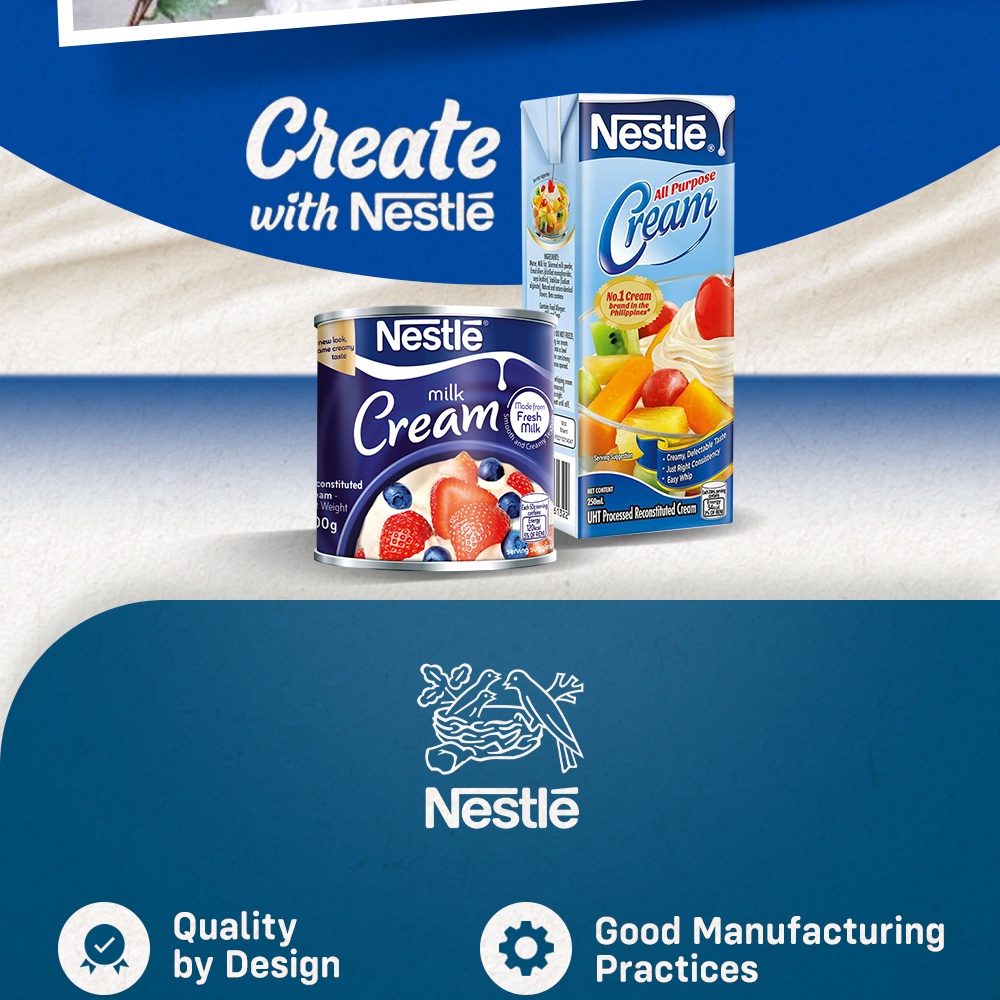 Nestle All-Purpose Cream 250ml - Pack of 24 | Shopee Philippines