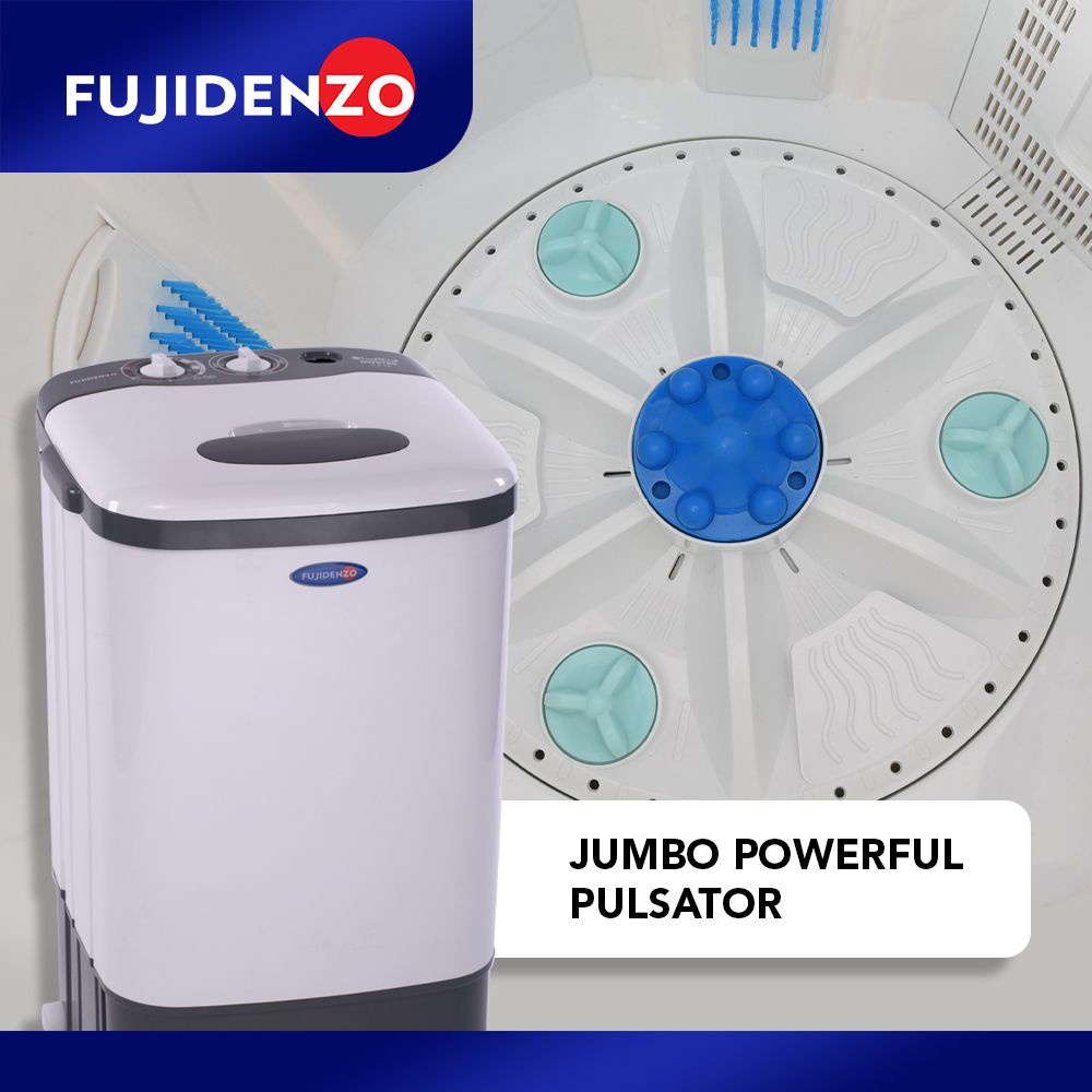 Fujidenzo 7.8 kg Single Tub Washing Machine BWS780 (Gray) Shopee