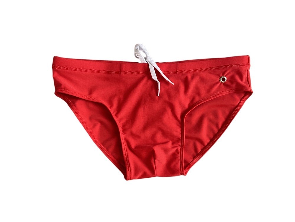 Solid Color Swimming Trunks Low Waist Triangle Sports Fitness Spa Adult ...