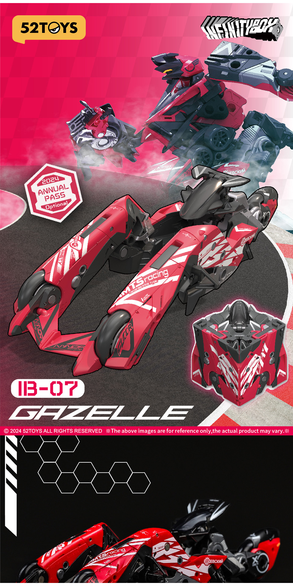 52TOYS Megabox UNUS Figure Deformabili – Giocattolo Trasformabile In Scatola, Colori Vivaci, Regalo Per Ragazzi 15+ - 5