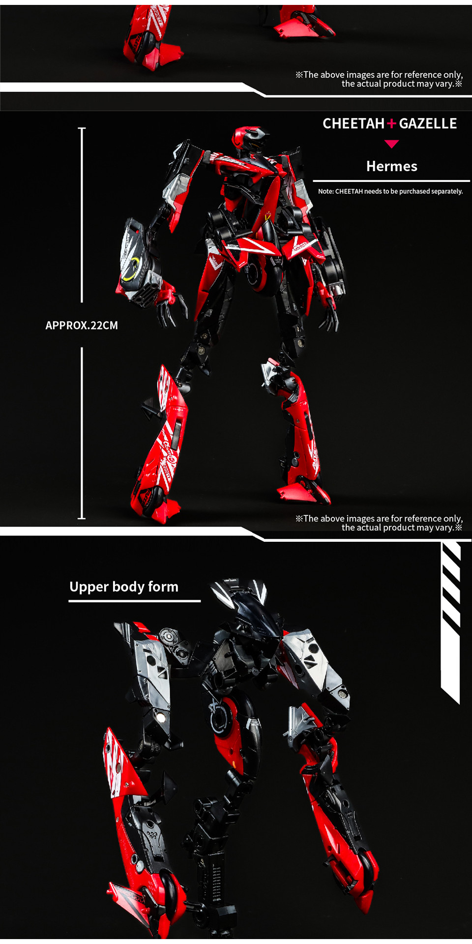 52TOYS MEGEBOX IB07 Gazelle Mecha Deformation Action Figure Portable