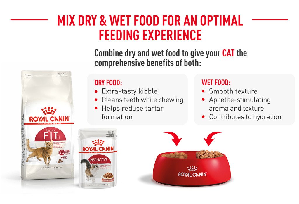 Royal Canin Fit 32 (2kg) Adult Dry Instinctive (85g x pouches