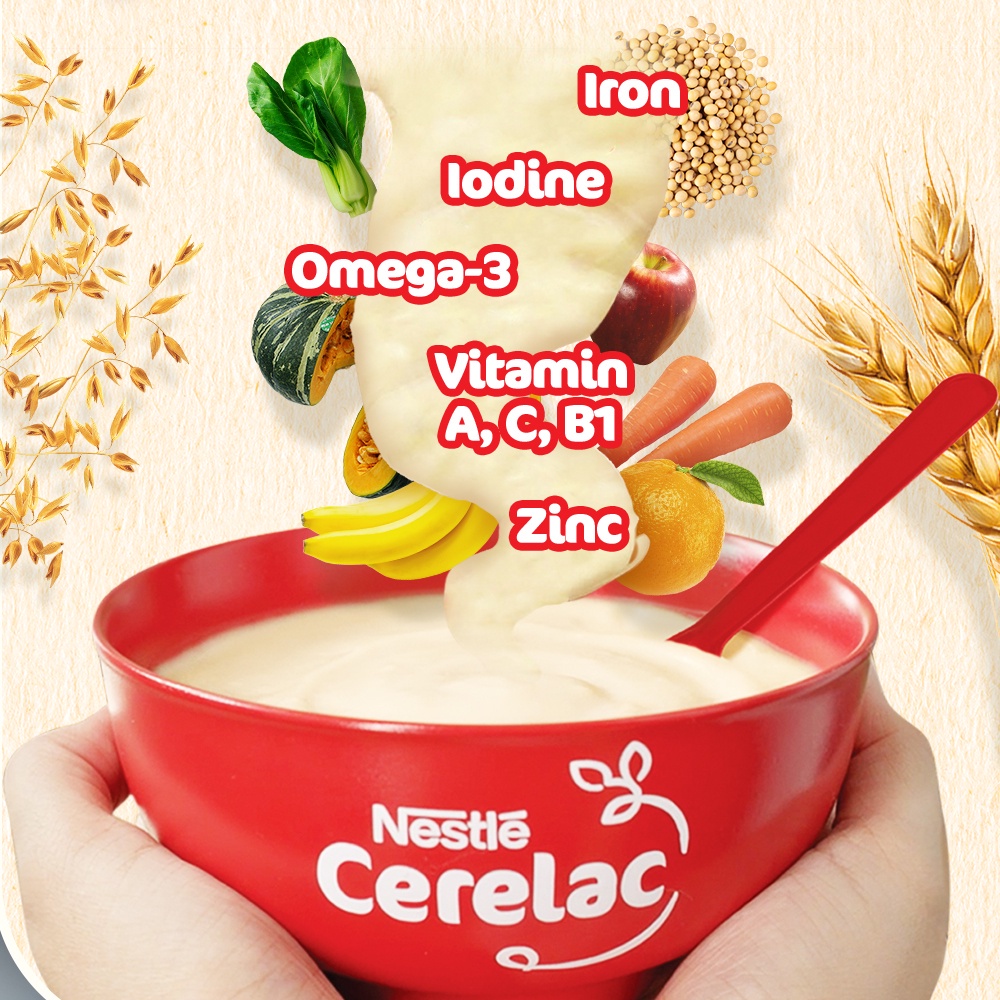 CERELAC Mixed Vegetables & Soya Infant Cereal 120g