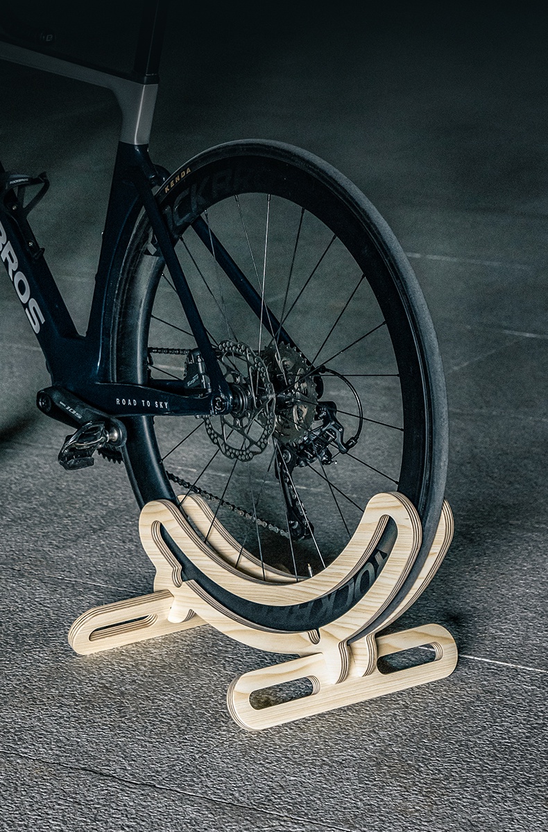 ROCKBROS Bike Stand Bicycle Parking Rack For 23-30/700C Support Wooden ...