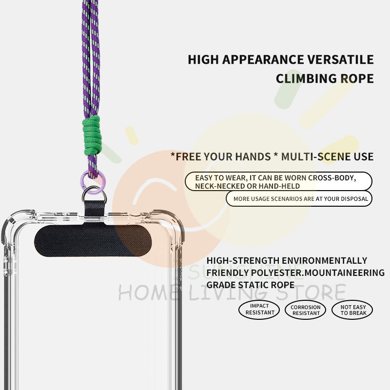 Phone Lanyard Strap Crossbody Long Rope Halter Neck Rope Multi ...