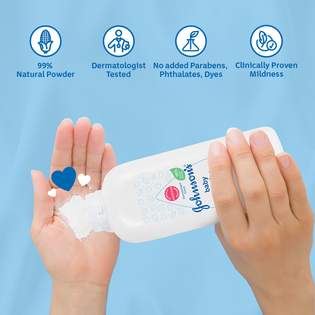 Johnson's Baby Powder 500g: pulbo, active kids, cornstarch | Shopee ...