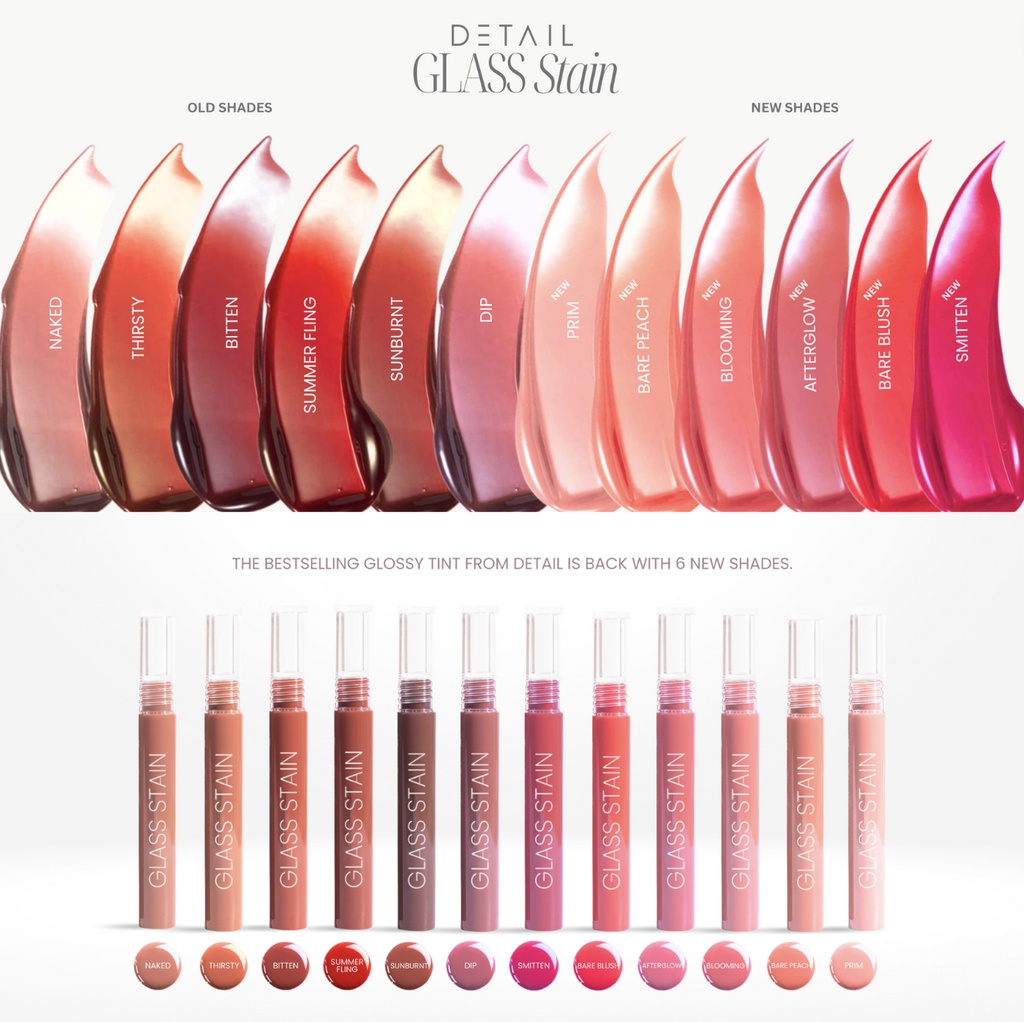 Detail Cosmetics Glass Stain In Bare Peach Shopee Philippines