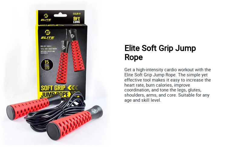 Toby's Sports Elite Soft Grip Jump Rope | Shopee Philippines