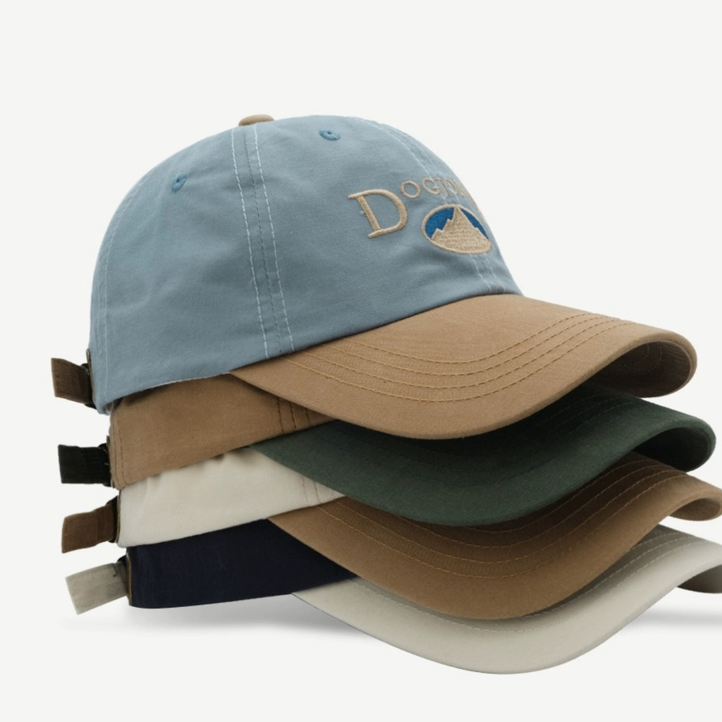 Color Matching Baseball Cap Letter Embroidery Soft Top Hat Spring ...