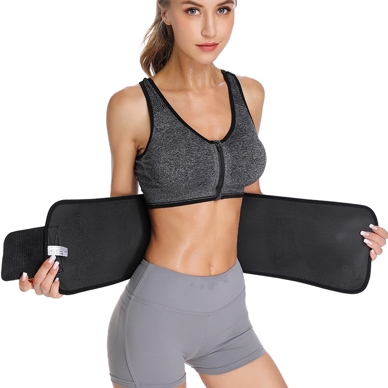 Men Waist Trimmer Belt Slimming Body Shaper Waist Trainer Sweat Wrap Workout Sauna Band Compression Shapewear Sport Girdle – Buy The Best Products In The Online Store - Foto 4