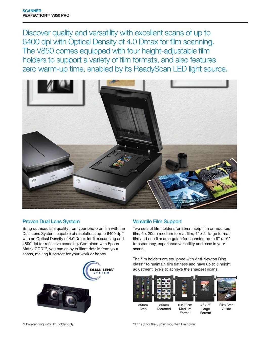 Perfection V800 Epson Film Negative Scanner Photo Negative Film