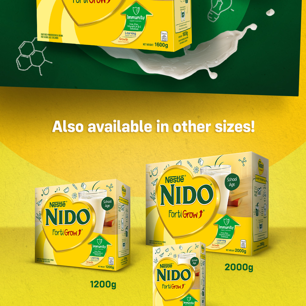 Nido Fortigrow Fortified Powdered Milk Drink 1.6kg | Shopee Philippines