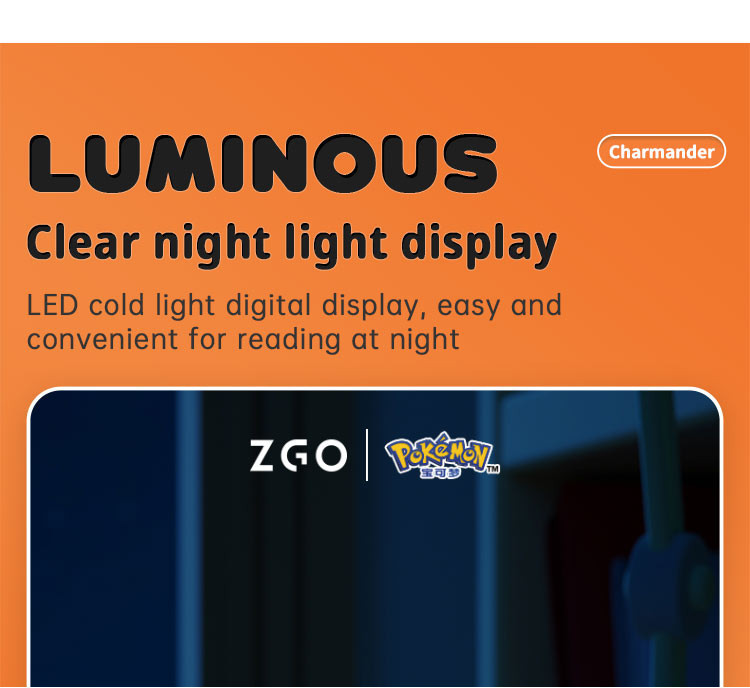 ZGO x Pokémon Charmander Kids Watch For Boys Girls Waterproof ...