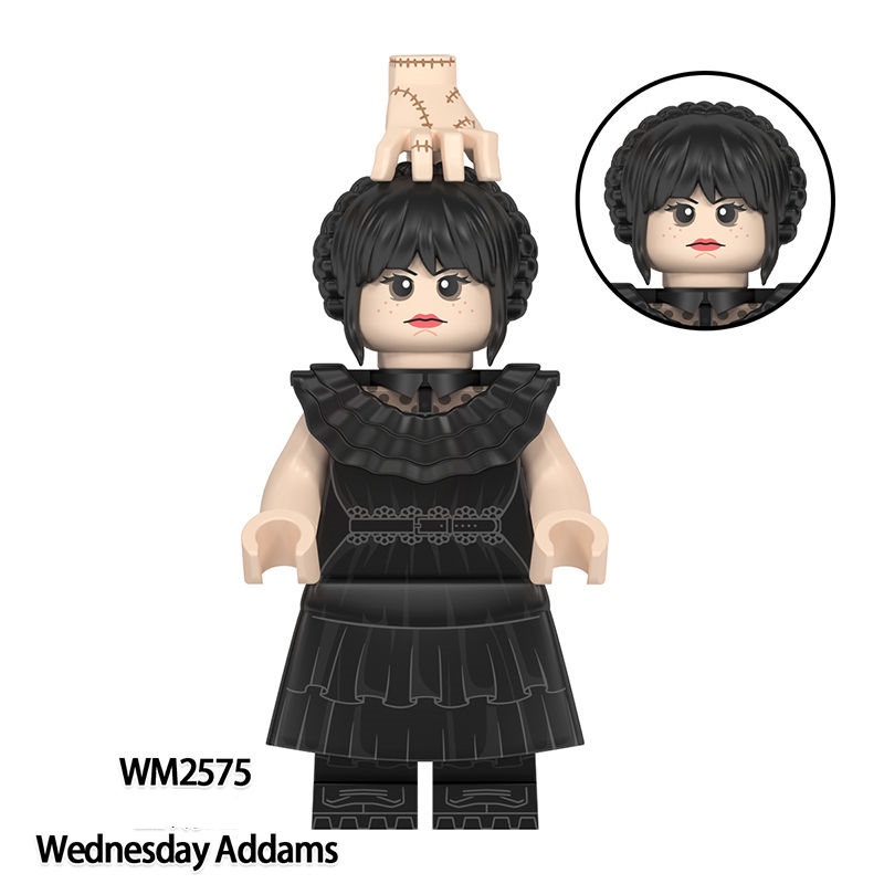 Wednesday Addams Building Block Toys Figure WM2574 WM2575 | Shopee ...
