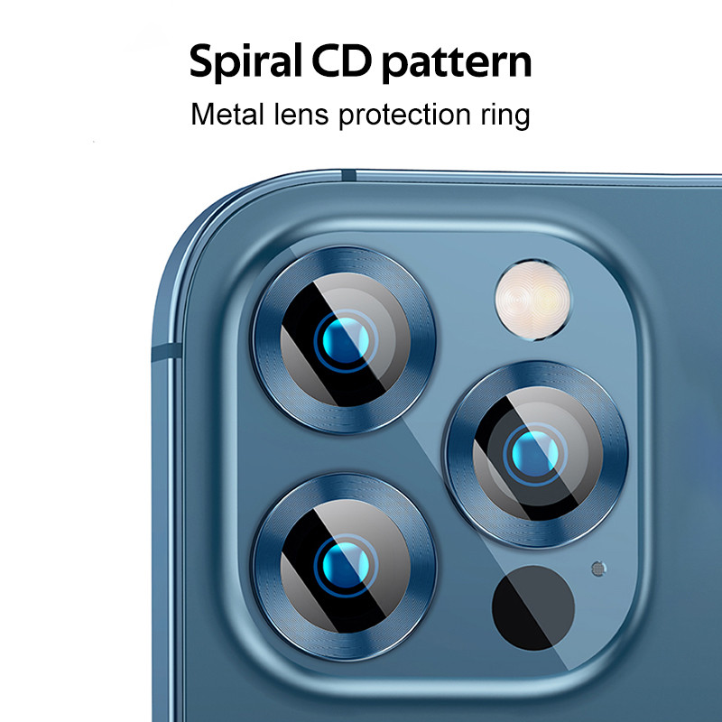 TBTIC Camera Lens Film For Iphone 14 13 12 11Pro Max Mini Back Metal ...