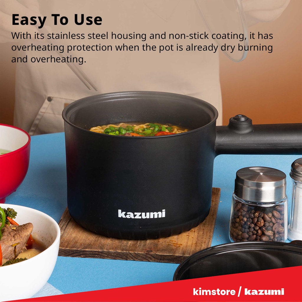 Kazumi KZ-308 1.5L Multifunctional Cooker with Steamer | Shopee Philippines