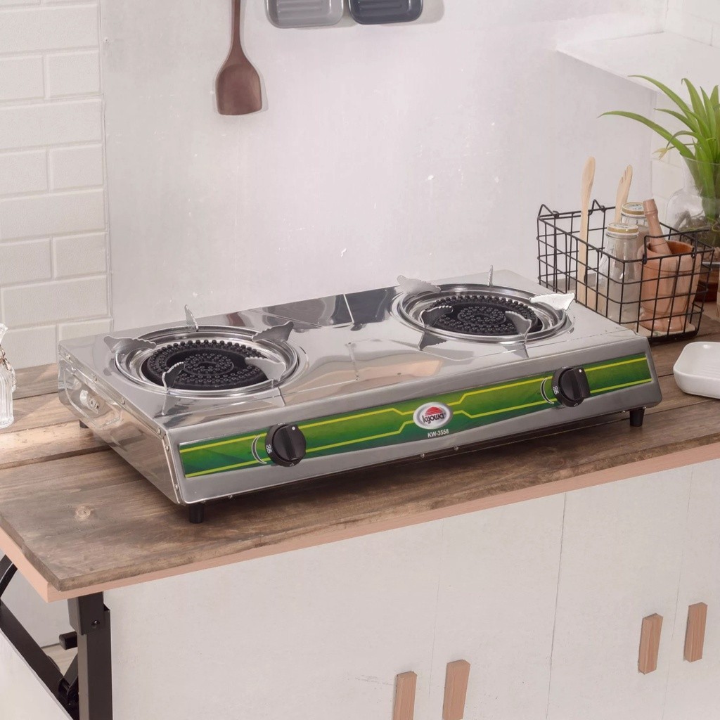 Kyowa Standard Gas Stove Burner Kyowa Gas Stove KW-3552 2-burner - Main Image
