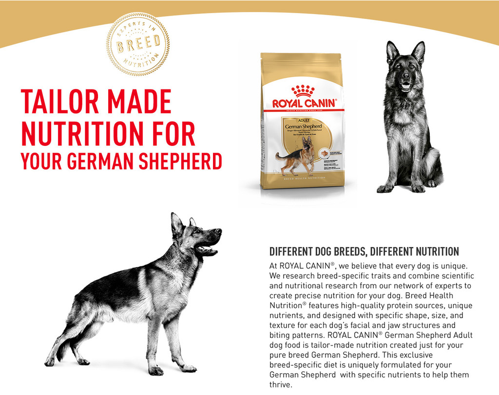 Royal Canin German Shepherd Adult (3kg x 2) Dry Dog Food Breed Health