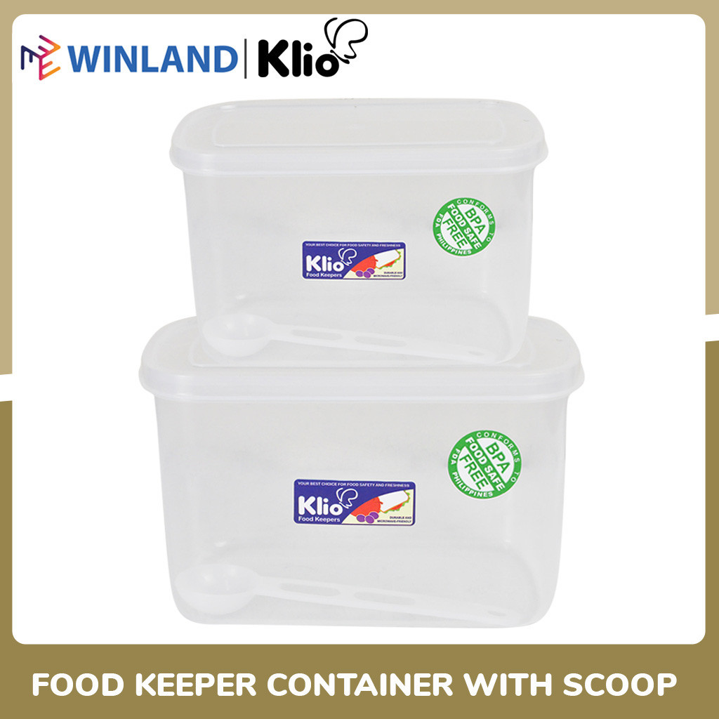 Klio by Winland Rectangular Stackable Food Keeper Seal Ware ...