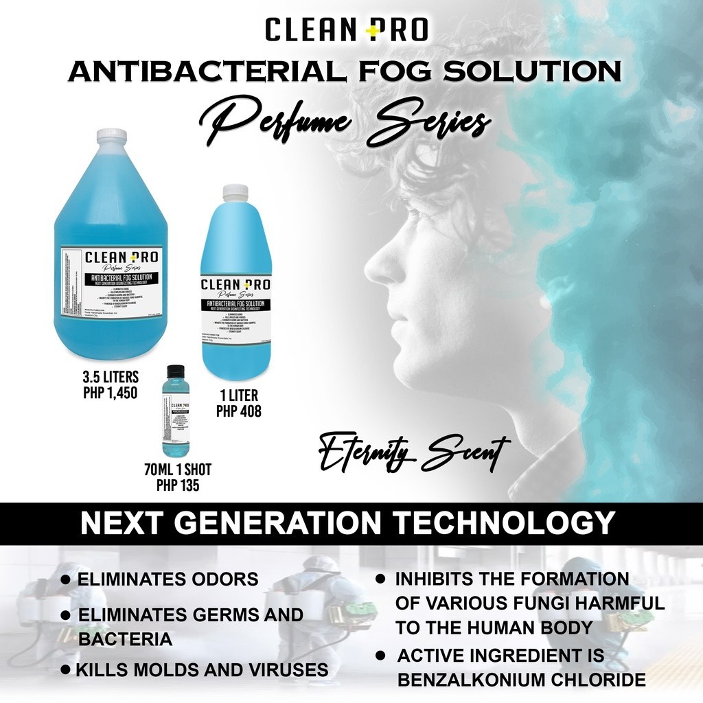 Clean Pro Fog Solution Antibacterial Perfume Series Eternity Scent 1 ...