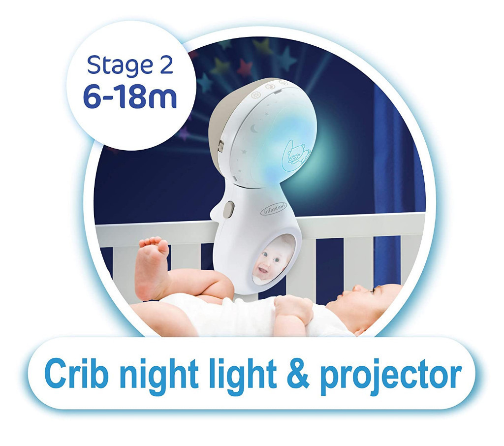 INFANTINO 3-in-1 Projector Musical Mobile - BLUE (Sleep and Soothing ...