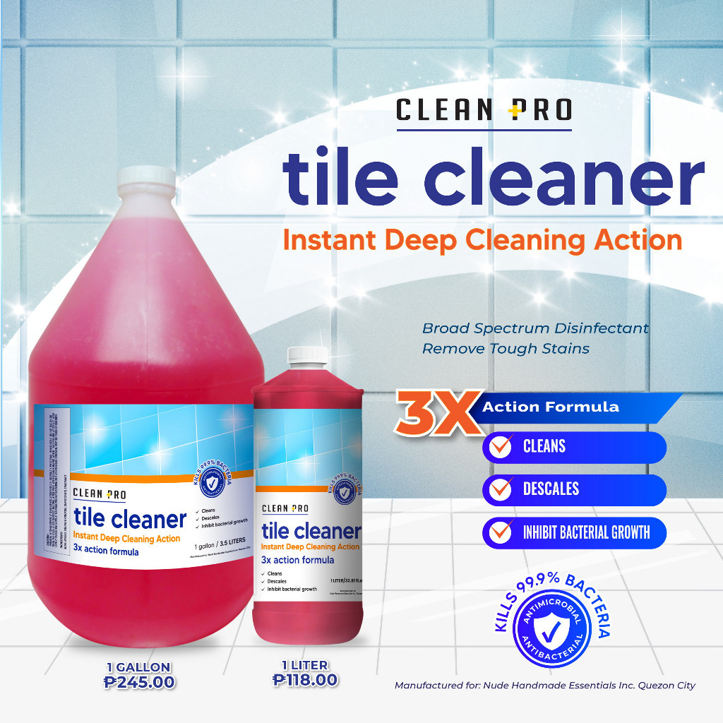 Clean Pro Tile Cleaner 1 Liter | Shopee Philippines