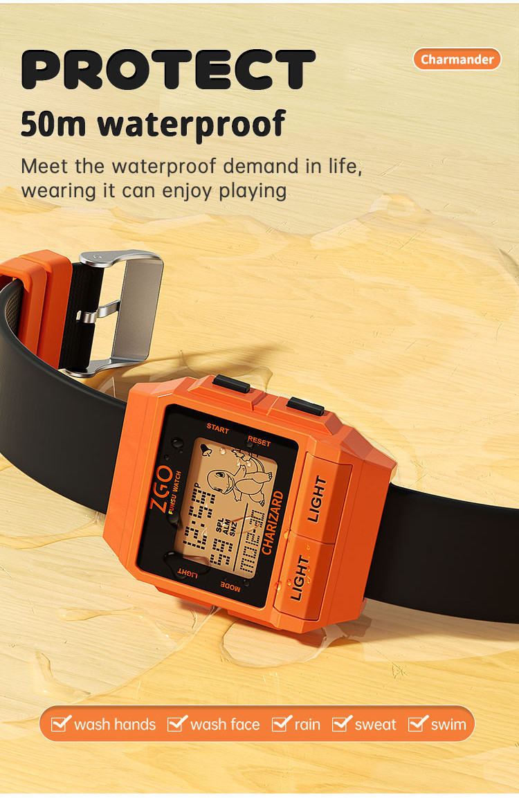 ZGO x Pokémon Charmander Kids Watch For Boys Girls Waterproof ...