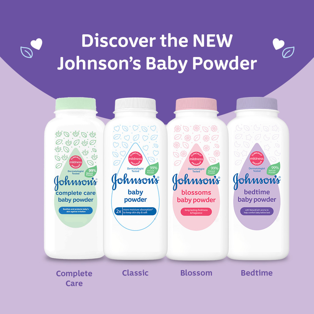 Johnson's Bedtime Baby Powder 200g: pulbo, active kids, cornstarch ...