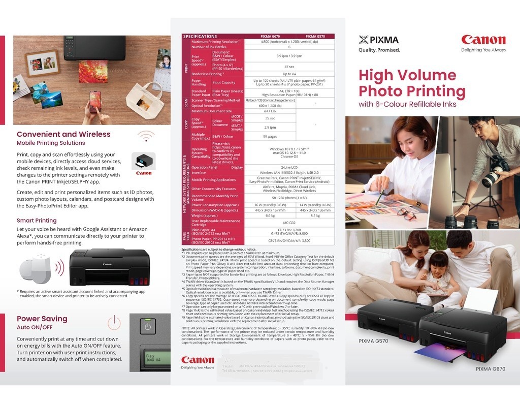 Canon Pixma G570 Inkjet Printer | Shopee Philippines