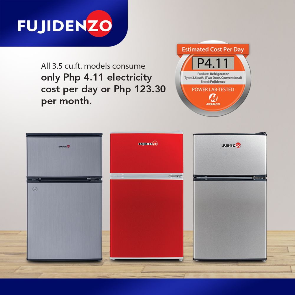 Fujidenzo 3.5 deals cu ft refrigerator