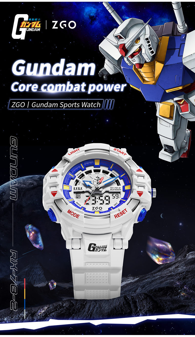 Casio Gundam Watch ZGO X Gundam Watch For Men Boys Marvel