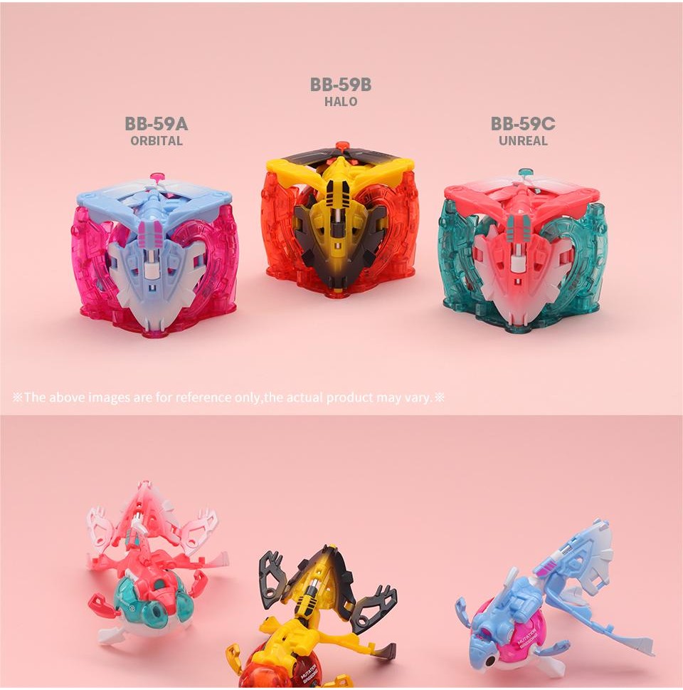 52TOYS Beastbox BB-59A Orbitale - Action Figure Trasformabile In Cubo E Mecha - Polpo Articolato In ABS - Regalo Per Ragazzi