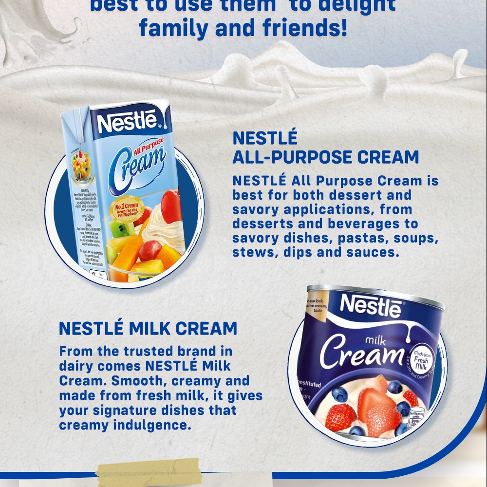 Nestle All-Purpose Cream 250ml - Pack of 24 | Shopee Philippines
