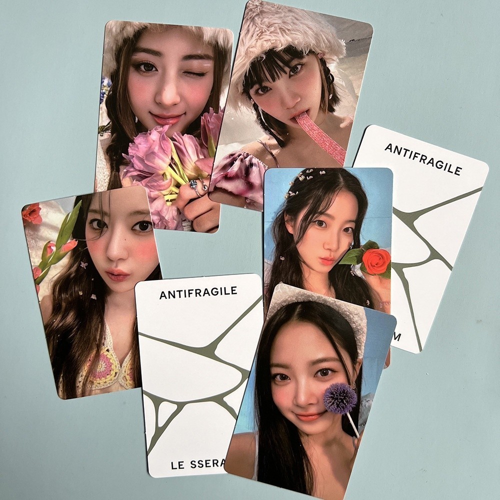 5pcs/set Kpop LE SSERAFIM Album ANTIFRAGILE Photocard for FROZEN