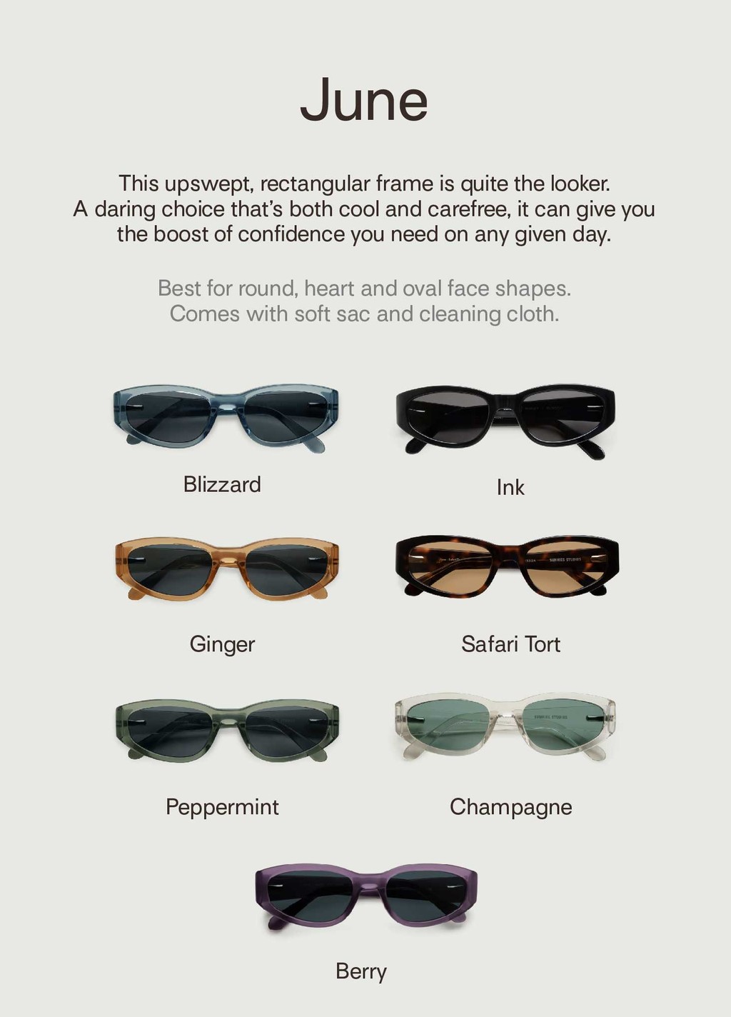 Sunnies Studios June (Cateye Sunglasses Shades for Men and Women ...