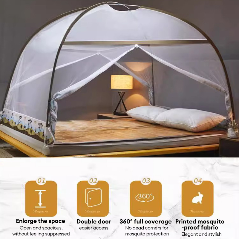 Kulambo Mosquito Net Without Installation Foldable Double/Family Size ...