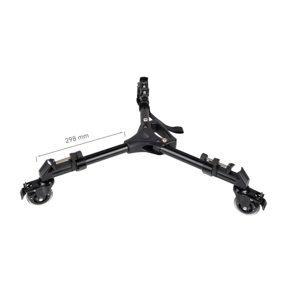 SmallRig Aluminum Tripod Dolly w/ Rotating Wheels, Stationary Locking ...