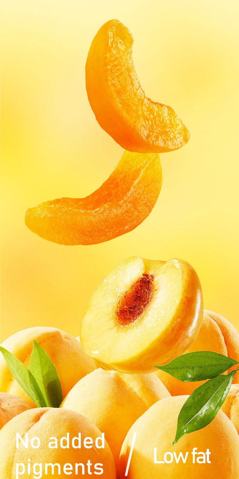 Three Squirrels Dried Yellow Peach (250g/250g x 2 Packs) Shopee