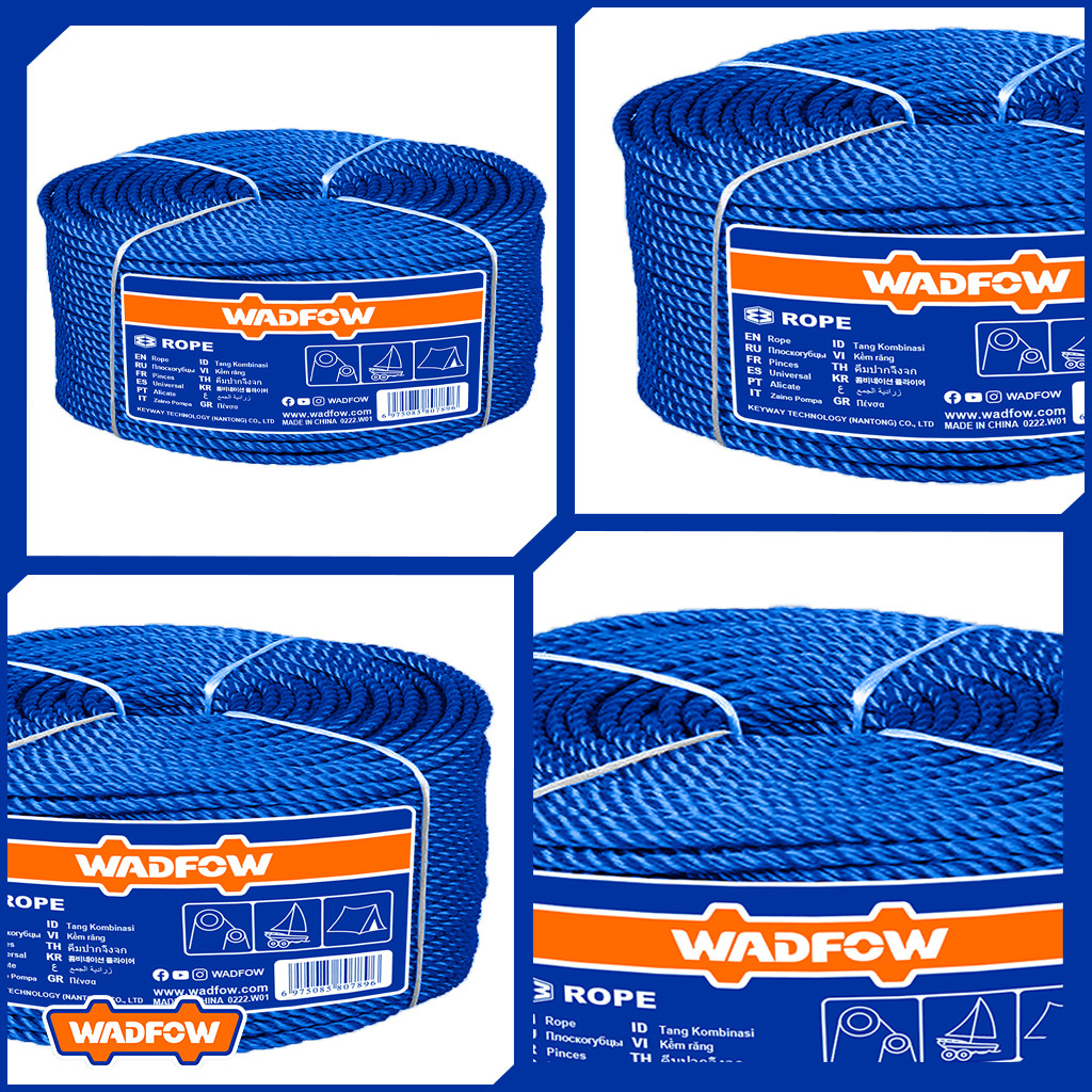 Wadfow 100% Polyethelyne Nylon Rope use for binding woods & trees SOLD ...
